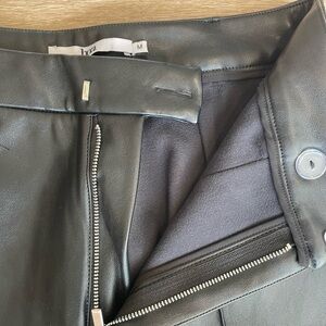 Because Of Alice (boa.)Black Vegan Leather Pants